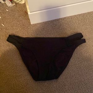 black bikini bottoms